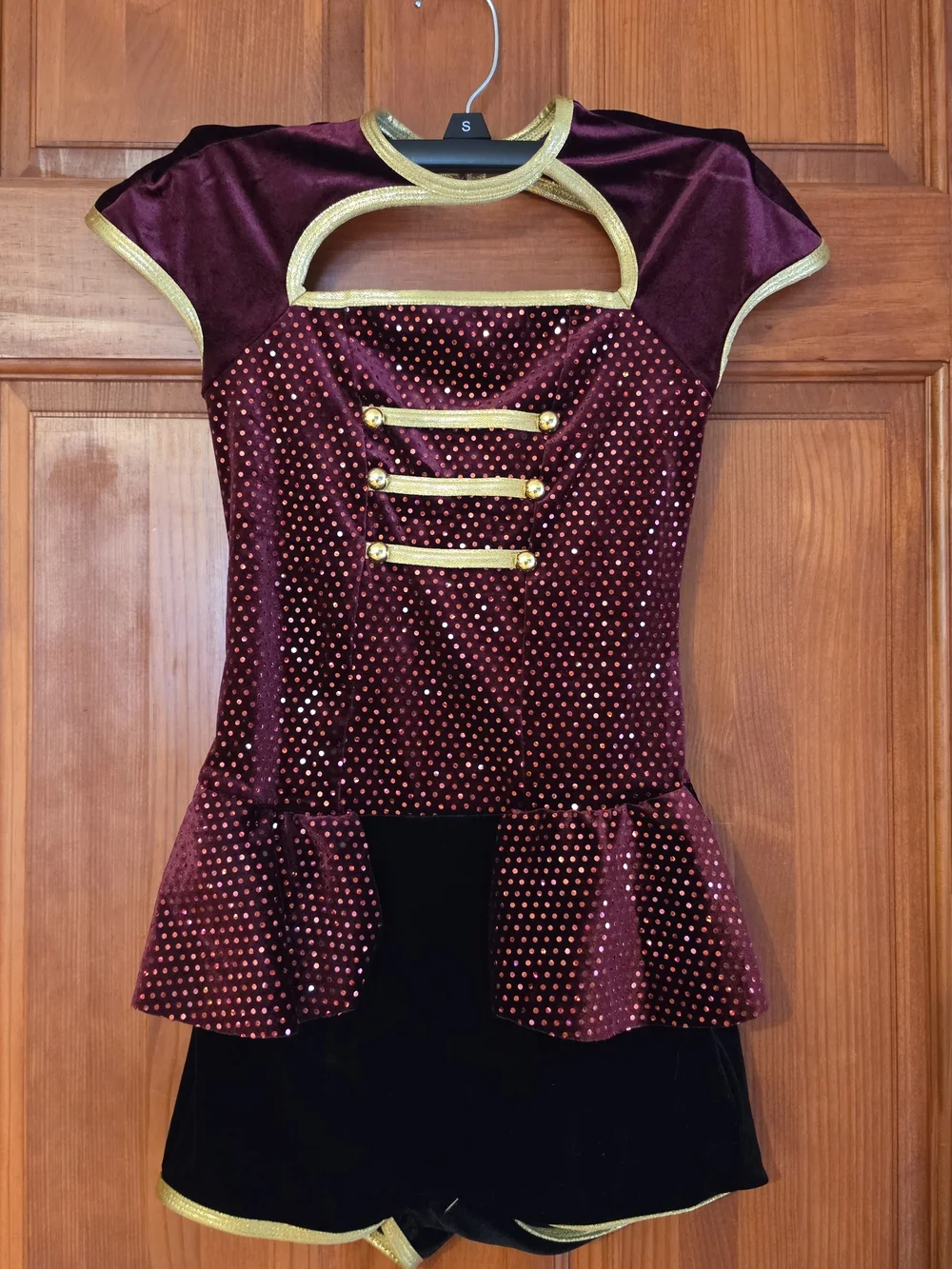 Curtain Call bellhop-style jazz dance costume